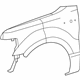 Ford BL3Z-16006-A Fender, Front Driver Side