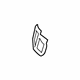 Ford CK4Z-16A238-D Inner Weatherstrip, Passenger Side