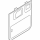 Ford 8C2Z-1545220-AB Rear Door Trim, Black, Lower Inner Passenger Side
