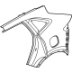 Ford LJ6Z-78278A92-A Quarter Panel Assy, Rear Upper Outer Passenger Side