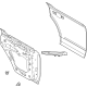Ford M2DZ-7824630-A Door Shell, Rear Passenger Side