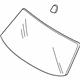 Ford 8L8Z-7803100-A Windshield, Front