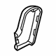 Ford AE9Z-7461349-AC Latch Cover, Black/Charcoal, Center Outer Passenger Side