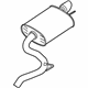 Ford FR3Z-5230-DA Rear Muffler, Front Passenger Side