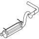 Ford 9C2Z-5230-D Muffler & Pipe, Front