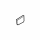 Ford JL1Z-4060220-BB Bezel - Seat Belt Guide Bracket