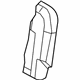 Ford 7L7Z-7866801-B Seat Back Pad, Rear Driver Side