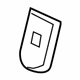Ford BL1Z-7862419-AA Release Handle, Driver Side