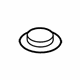 Ford -W714117-S300 Trunk Lid Plug