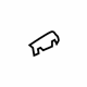 Ford 8L2Z-16A506-B Mount Bracket, Center