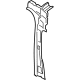 Ford CK4Z-6124300-E Outer Center Pillar, Inner Passenger Side
