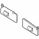 Ford 5L8Z-7804105-DAB Sunvisor, Driver Side