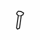 Ford FL1Z-78610A16-BB Headrest Guide, Front Driver Side