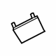 Ford BB5Z-74672A41-AB Door Trim Panel Cover, Charcoal, Rear Driver Side
