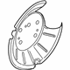 Ford C1BZ-2C028-A Backing Plate, Rear Passenger Side
