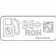 Ford FU5Z-9A095-C Fuel Label