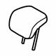 Ford CV6Z-58611A08-EC Headrest, Center, Rear