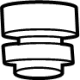 Ford NB3Z-2600154-A Insulator