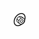 Ford -W711910-S437 Wiper Motor Nut, Rear