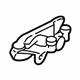 Ford KK3Z-1525028-F Roller Assembly, Upper Driver Side