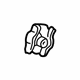 Ford E25Y-5422024-A Striker Plate, Front