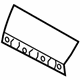 Ford 8A5Z-54046A62-AA Trim Cover, Black