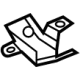Ford LX6Z-78101T00-A Lower Bracket, Front Passenger Side