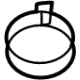 Ford -W527394-S444 Upper Hose Clamp