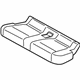 Ford KL3Z-1663805-AA Cushion Cover, Gray, Rear Driver Side