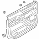 Ford LL7Z-7823942-AJ Door Trim Panel, Black Onyx, Passenger Side