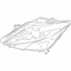 Ford DP5Z-13008-C Headlamp Assembly, Driver Side