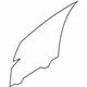 Ford AA1Z-7821410-A Door Glass, Front Passenger Side