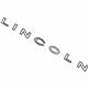 Ford KA1Z-5842528-A Nameplate, Black