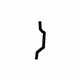 Ford 8A8Z-7422135-A Lock Rod, Front Driver Side