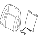 Ford HK4Z-9964800-D Seat Back Pad, Front Passenger Side