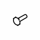 Ford -W710338-S403 Window Trim Clip, Passenger Side