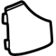 Ford ML3Z-5404338-BA Switch Bezel Blank Cover, Driver Side