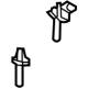 Ford GD9Z-96610A16-C Headrest Guide, Driver Side