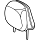 Ford MC5Z-78611A08-KG Headrest, Passenger Side