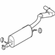 Ford KB3Z-5230-A Muffler And Pipe Assembly - Rear