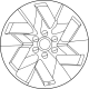 Ford NL3Z-1007-C Wheel, Alloy