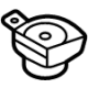 Ford LX6Z-8125-A Radiator Upper Insulator, Rubber