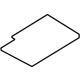 Ford PR3Z-63045G34-AA Console Assembly Mat