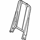 Ford BK3Z-99613A39-T Seat Back Frame, Rear Outer Driver Side