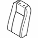 Ford CK4Z-9966800-X Seat Back Pad, Rear Inner Passenger Side