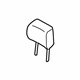 Ford MB3Z-60611A08-AA Headrest, Front Passenger Side