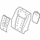 Ford JL1Z-7864810-A Seat Back Pad, Front Passenger Side