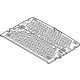 Ford M1PZ-7813046-GA Package Tray, Rear