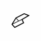 Ford F81Z-28601A16-AA Seat Belt Reinforcement, Passenger Side