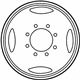 Ford 2C3Z-1015-CA Wheel Assembly